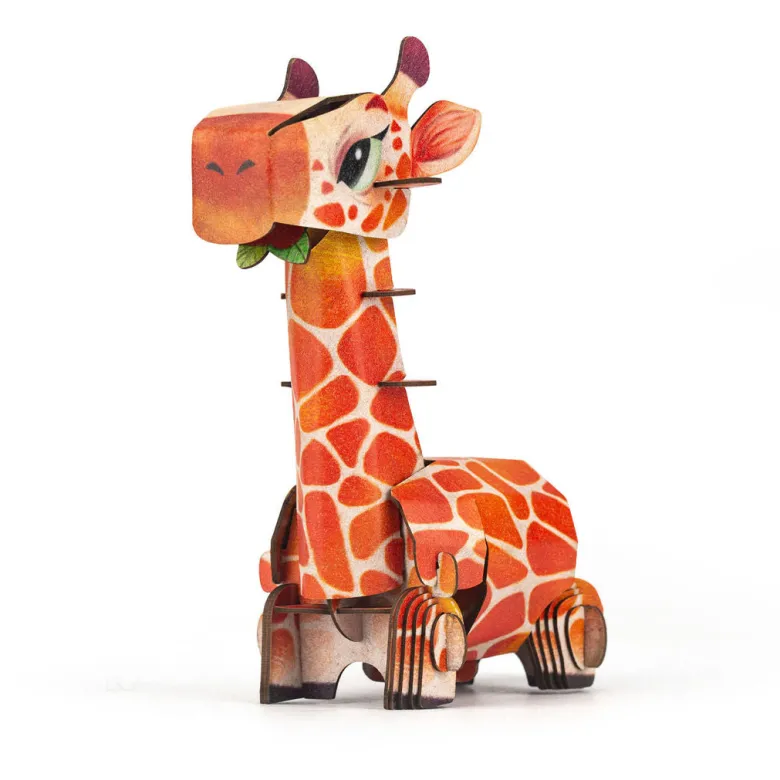 mierEdu 3D Puzzle with Sound, Giraffe