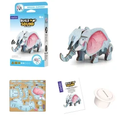 mierEdu 3D Puzzle with Sound, Elephant