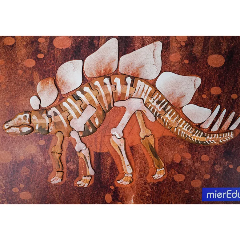 mierEdu, Magnetic Playboard/Puzzle - Stegosaurus