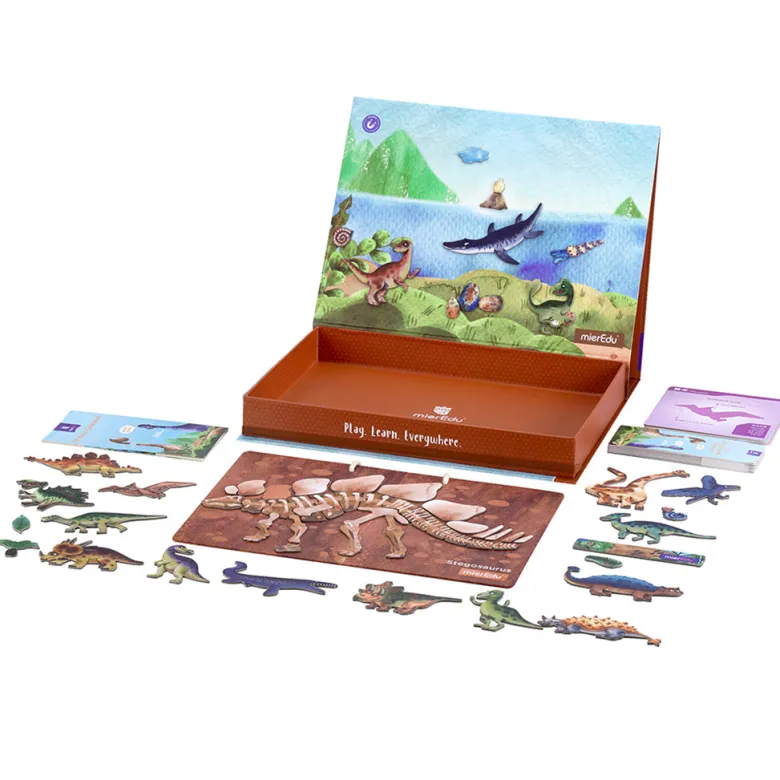 mierEdu Magnetic Playset – Learn About Dinosaurs