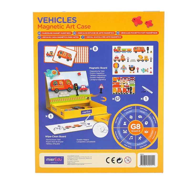 mierEdu, Magnetic Playset – Vehicles