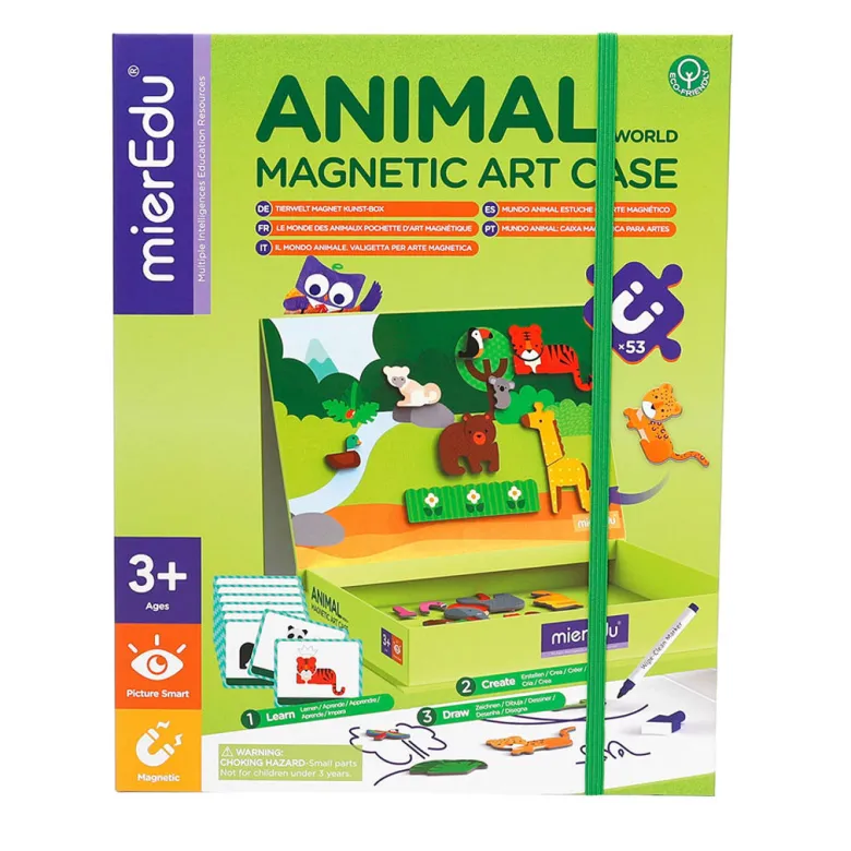 mierEdu Magnetic Playset - Animal World