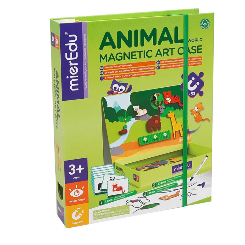 mierEdu Magnetic Playset - Animal World