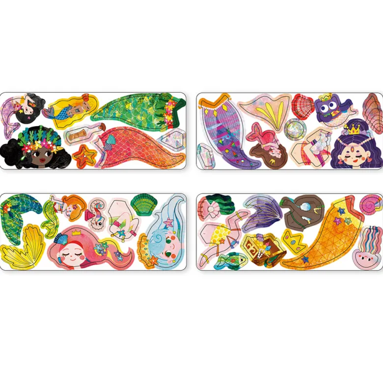 mierEdu Magnetic Travel Set: Dress-Up Figures - Mermaid