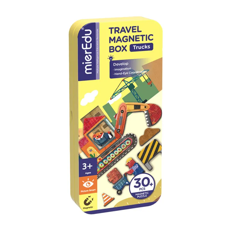 mierEdu, Magnetic Travel Set, Construction Site