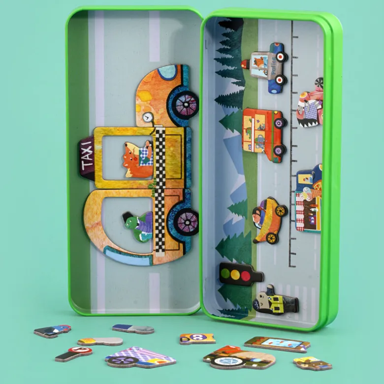 mierEdu Magnetic Travel Set, Cars