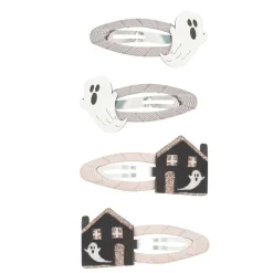 Mimi & Lula - 4 Hair Clips - Haunted House Halloween