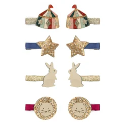 Mimi & Lula - 8 Hair Clips - Mini Circus