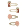 Mimi & Lula - 4 Hair Clips - Popcorn Circus