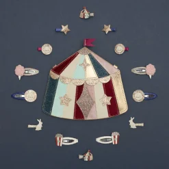 Mimi & Lula - 4 Hair Clips - Popcorn Circus