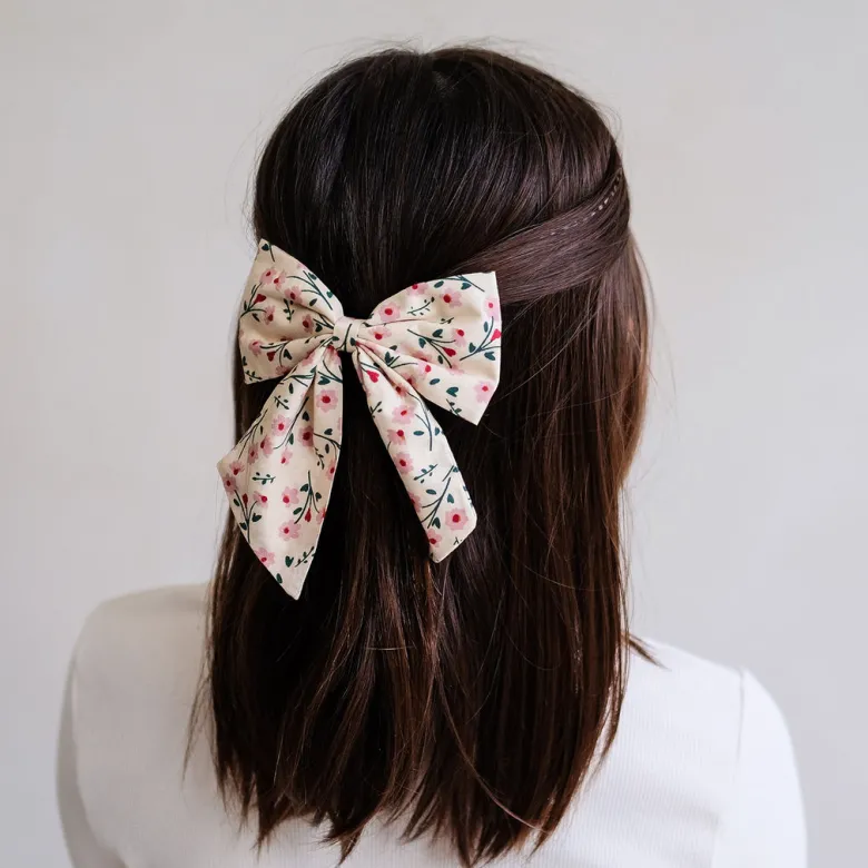 Mimi & Lula 2 Hair Bows, Mon Cheri