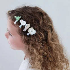 Mimi & Lula 8 Hair Clips, Mini Angel Christmas