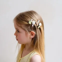 Mimi & Lula 8 Hair Clips, Mini Citrus Peaches and Cream