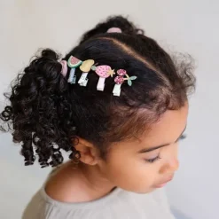 Mimi & Lula 8 Hair Clips, Mini Fruit Salad "Spring on the Farm" Collection