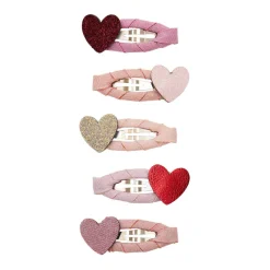 Mimi & Lula 5 Hair Clips, Mini Heart Valentines