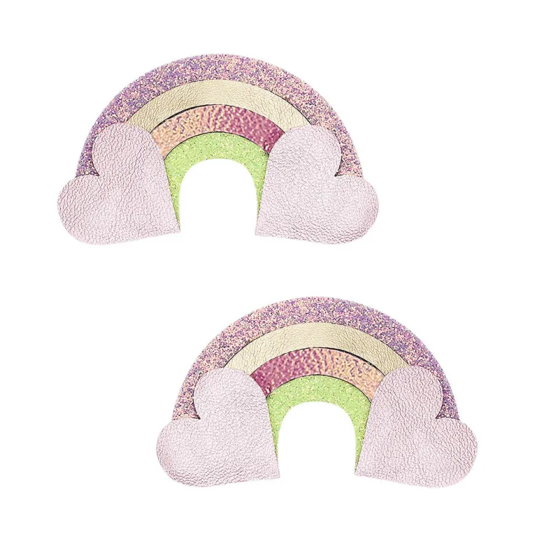 Mimi & Lula 2 Hair Clips, Rainbow My Little Unicorn