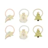 Mimi & Lula 6 Hair Elastics, Mini Angel Christmas