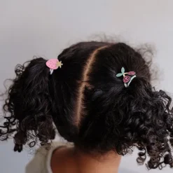 Mimi & Lula 8 Hair Elastics, Mini Fruit Salad Spring on the Farm