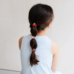Mimi & Lula 6 Hair Elastics, Mini Red Cherries Mon Cheri