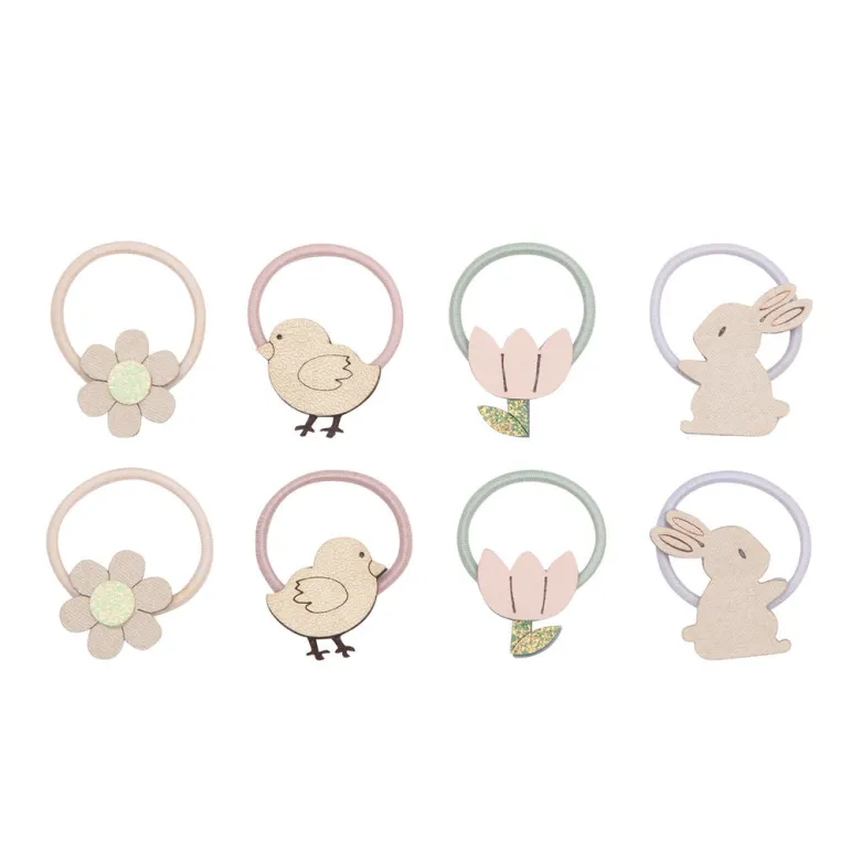 Mimi & Lula 8 Hair Elastics, Mini Easter