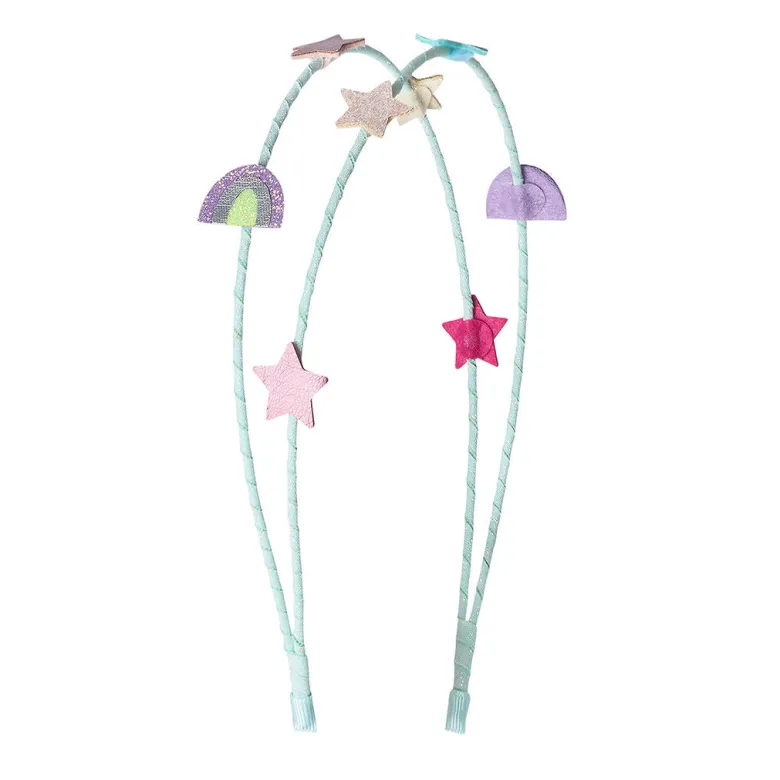 Mimi & Lula Double Headband, Rainbow and Star My Little Unicorn