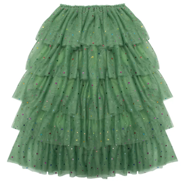 Mimi & Lula, Dress-Up Costume, Tulle Skirt - Long Christmas Tree