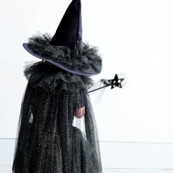 Mimi & Lula, Gertrude Witch Halloween Cape – Black