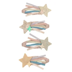 Mimi & Lula Hair Accessories, 4 Hair Clips - Star Trail Celeste
