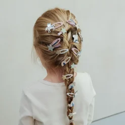 Mimi & Lula Hair Accessories, 5 Hair Clips - Mini Unicorn Celeste