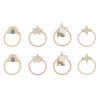 Mimi & Lula Hair Accessories, 8 Hair Ties - Mini Unicorn Celeste