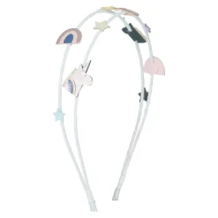 Mimi & Lula Hair Accessories, Double Headband - Unicorn Celeste