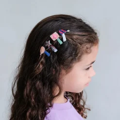 Mimi & Lula Hair Accessories, 8 Hair Clips - Mini Birthday Party Dancing Queen