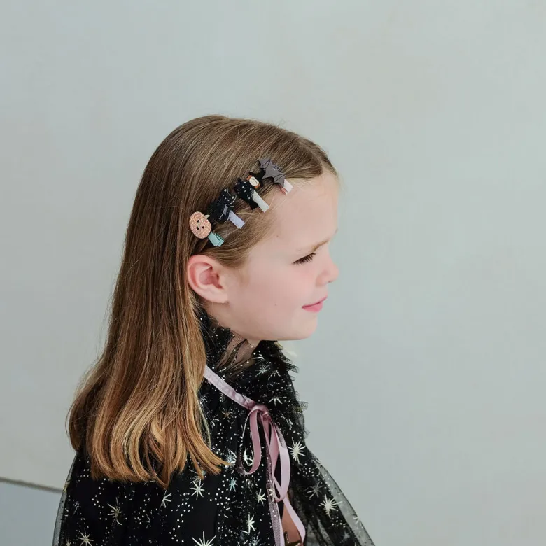 Mimi & Lula hair accessories, Set of 8 hair clips – Mini Halloween