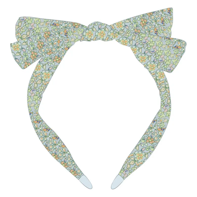 Mimi & Lula Headband, Floral Teal Edie Spring on the Farm