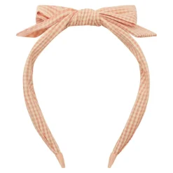 Mimi & Lula Headband, Gingham Peaches and Cream