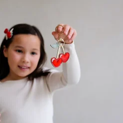 Mimi & Lula Keychain, Cherry Mon Cheri