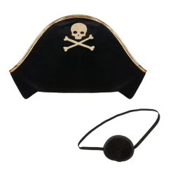 Mimi & Lula Pirate Hat and Eye Patch