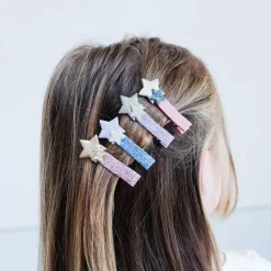 Mimi & Lula, Set of 4 Hair Clips - Star Little Prince