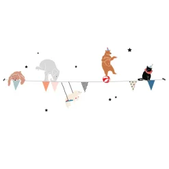 Mimi Lou wall sticker, Guirlande Cirque