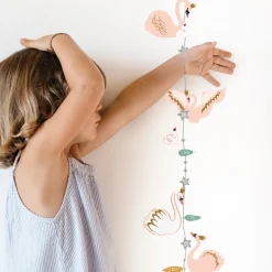 Mimi Lou Wall Sticker, Height Chart - Swans