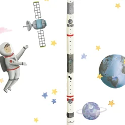 Mimi Lou Wall Sticker, Height Chart - Space