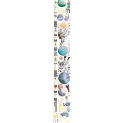Mimi Lou Wall Sticker, Height Chart - Space