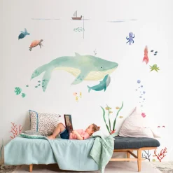 Mimi Lou Wallsticker – Giant Ocean