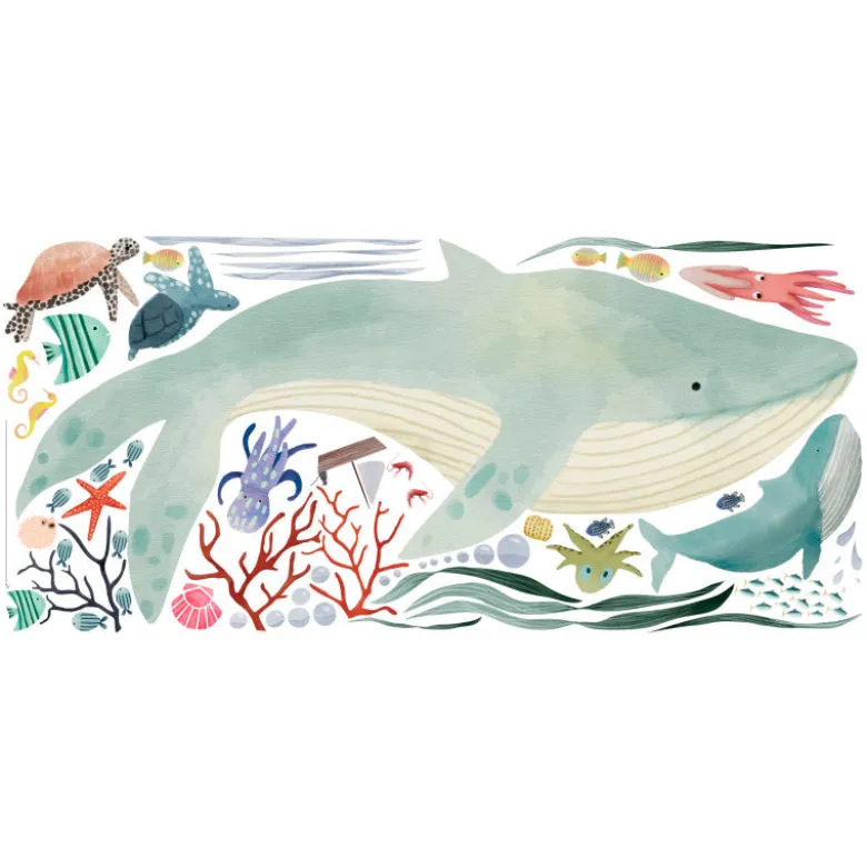 Mimi Lou Wallsticker – Giant Ocean