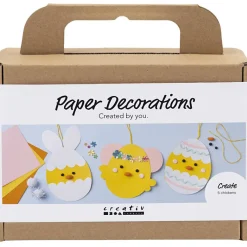 Mini DIY Kit Paper Decorations, Easter Theme