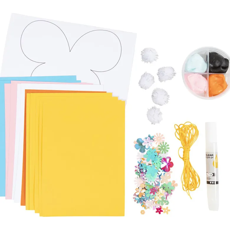Mini DIY Kit Paper Decorations, Easter Theme