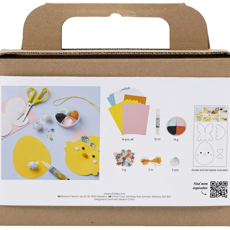 Mini DIY Kit Paper Decorations, Easter Theme