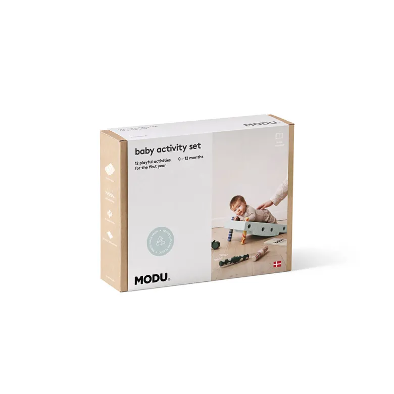Modu Baby Motor Skills Set, Ocean Mint/Forest Green