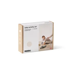 Modu Baby Motor Skills Set, Sand Grey/ Honey Yellow