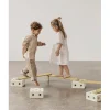 Modu Balance Track, Wooden and Foam Block Balancing Course - Sand Grey/ Honey Yellow